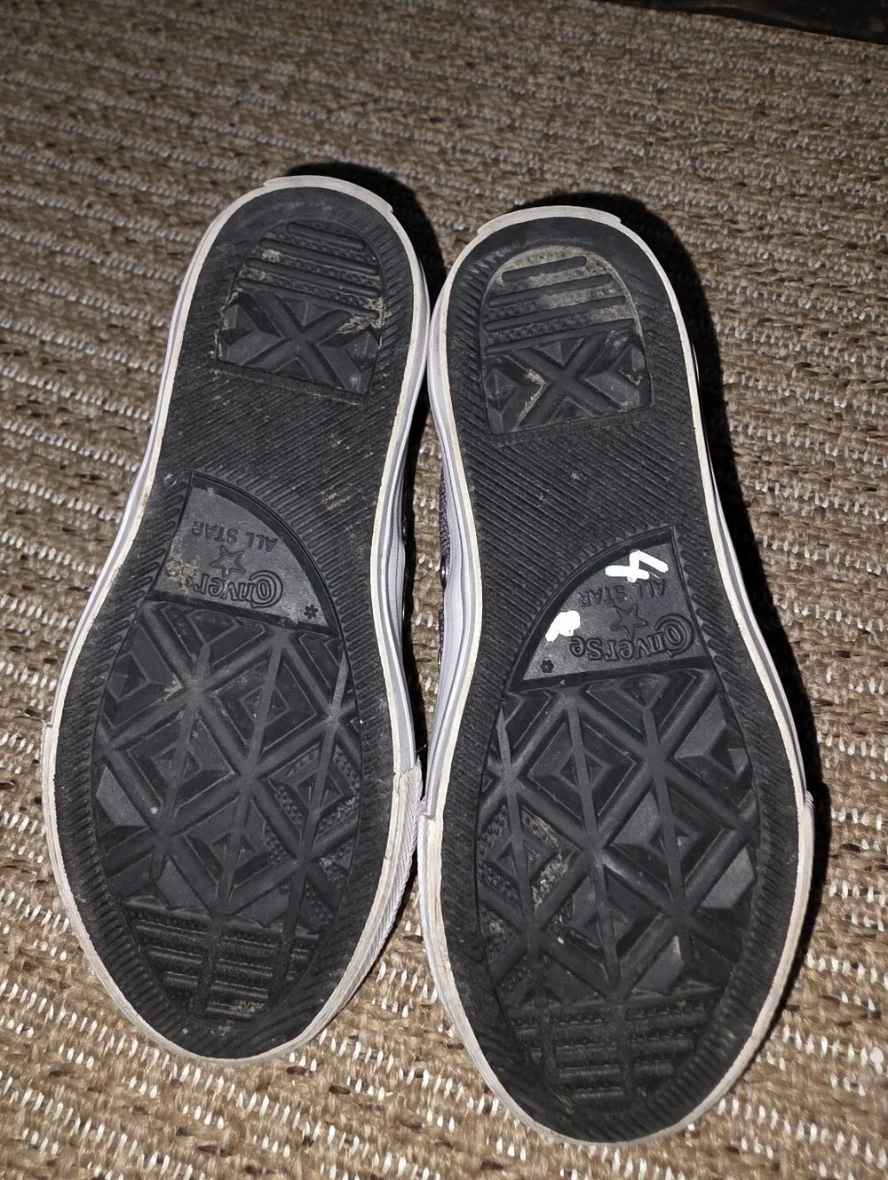 Converse All Star Double Tongue Purple Size 12